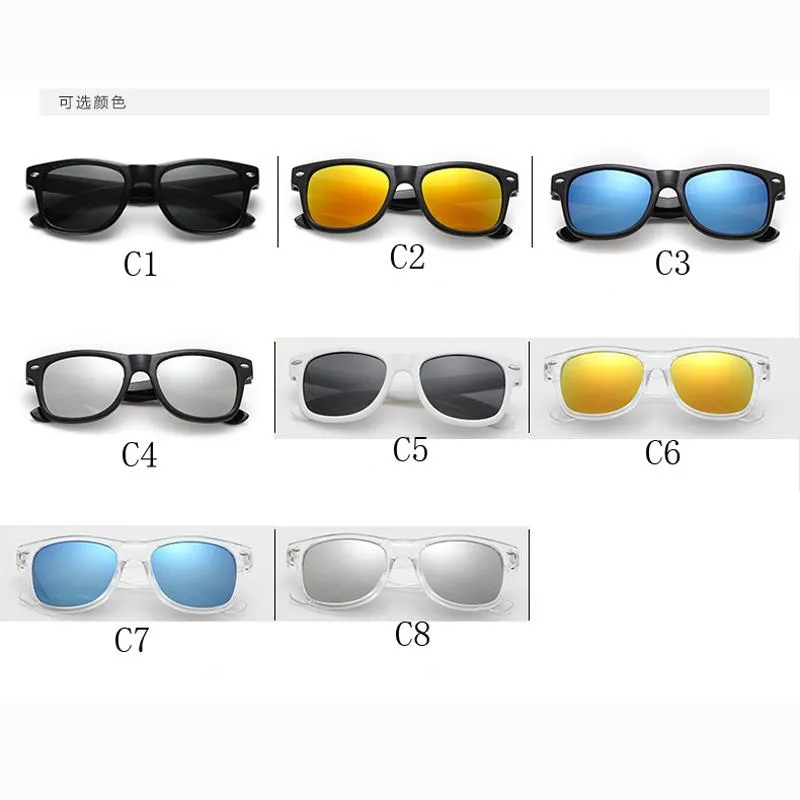 2020 NUOVI bambini classici bambine da ragazzi occhiali da sole UV protezione bambini occhiali da sole Uv400 regalo con occhiali auto 252z 252Z