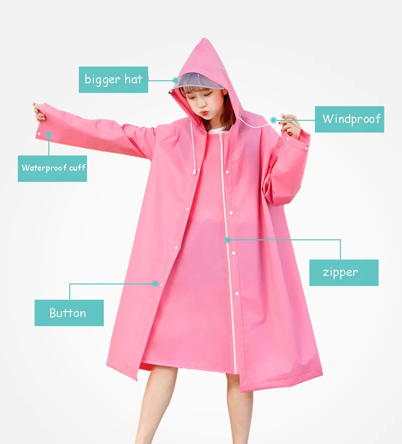 Chubasquero impermeable impermeable Manteau Femme Chubasquero Mujer Gabardina Capa De Chuva Impermeable Mujer Para Lluvia Chaqueta 201016