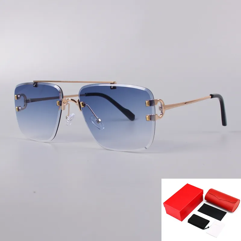 Carter Wire C Designer Diamond Cut Sunglasses Men Sunglasses Tones For Women Luxury Brand Vintage Sun Glasses Sun 220301