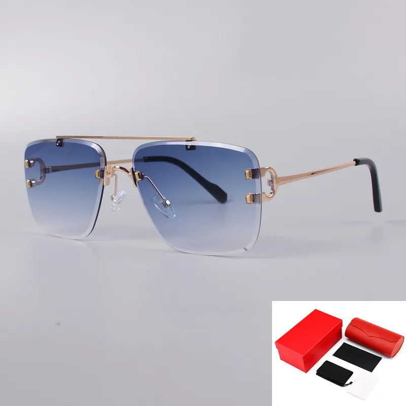 Fil C Designer diamant coupe lunettes de soleil hommes lunettes de soleil tons pour femmes marque de luxe Vintage lunettes de soleil soleil 2203016617072