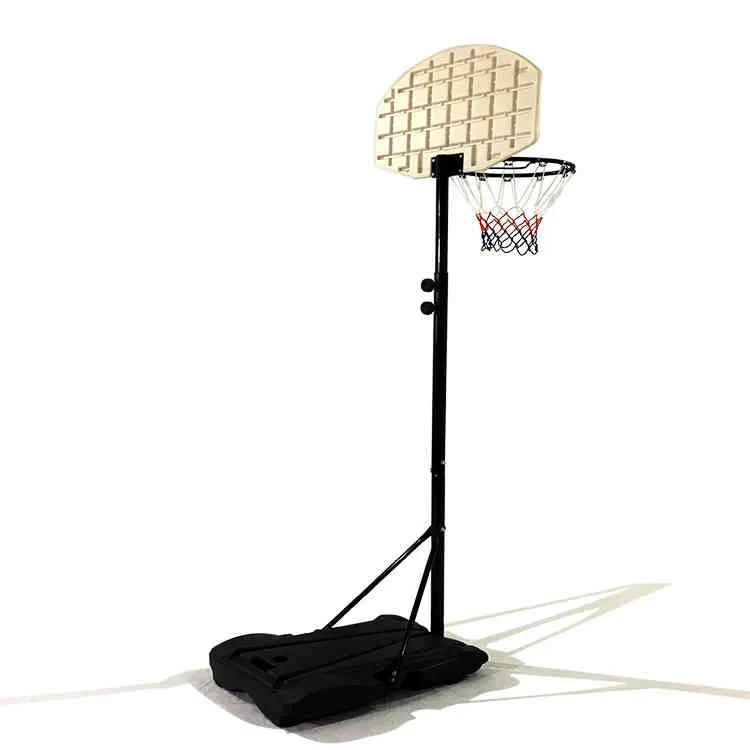 Nouveau poste de basket-ball en plein air Youth 10 pieds de basket-ball de basket stand de base mini but de basket-ball à roues 6906468