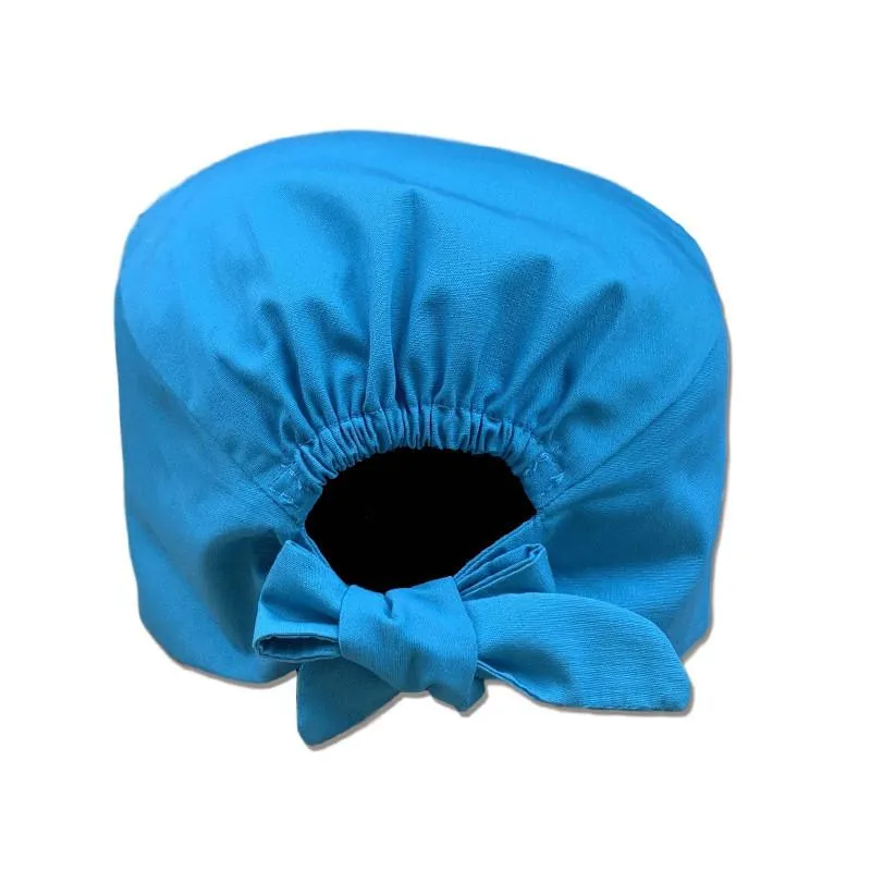 Casquette de gommage en coton pour femmes et hommes, chapeau Bouffant Floral, impression sanitaire, casquette de dentiste, anti-poussière, chapeaux de travail de Chef vétérinaire, Bonnet323n