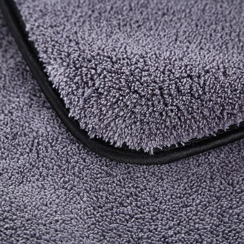 Belleza Toalla de microfibra 1200GSM Limpieza Engrosamiento en seco Lavado Coche Hogar Paño de cuidado de doble uso 201021