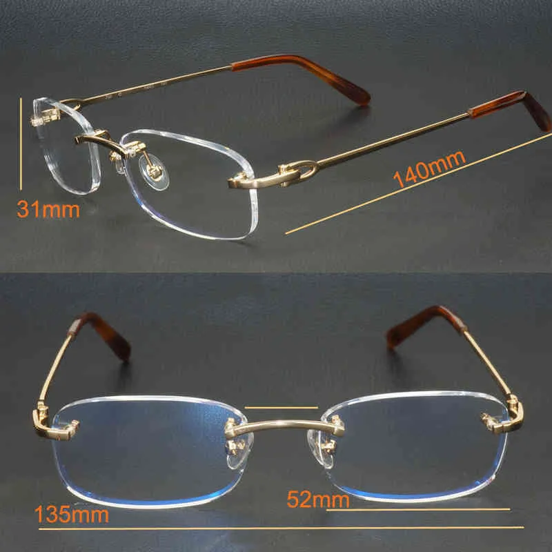 2024 Najlepsze projektanci 20% zniżki na luksusowe okulary przeciwsłoneczne metalowe kwadratowe ramy mężczyźni mężczyźni kobiety szklanki krawędzi optyczne okulary okulary do komputera 9011