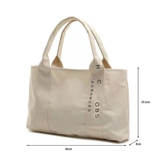 Totes Bags Japanese Canvas Letters Shoulder College Womens Borse Borsa della spesa della borsa di moda del progettista