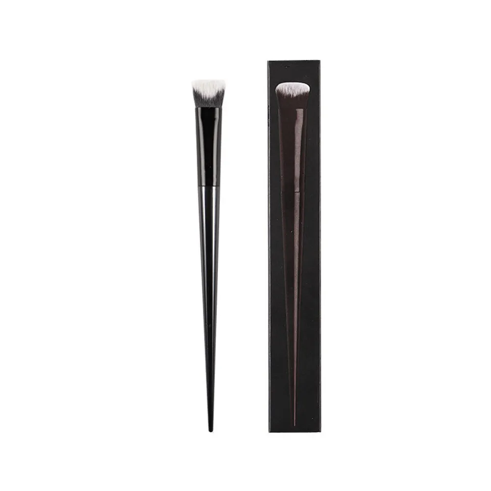 DE 3D Edge Concealer Makeup Brush #40 - Zwart Unieke rondingen Vormgeven Contour Concealer Beauty Cosmetics Blender Tool