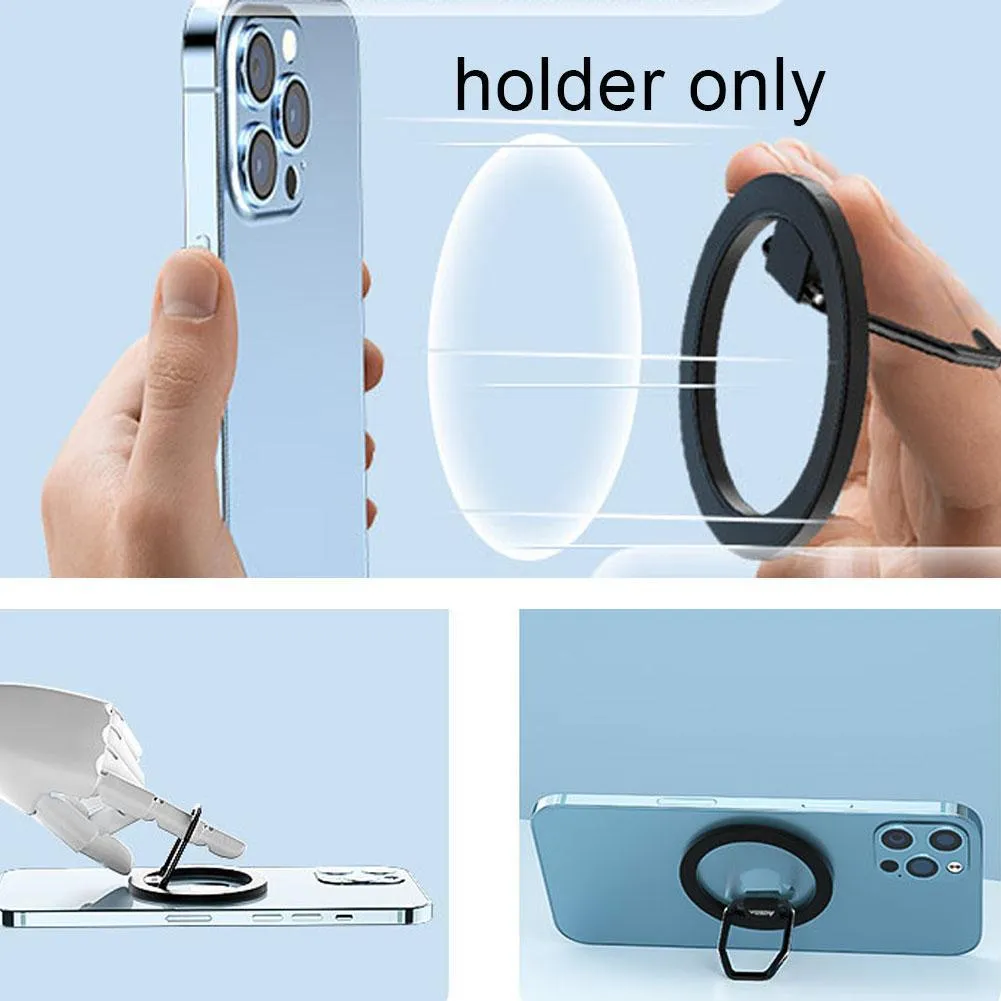 Ultraleichter hohler tragbarer magnetischer iPhone-Ringhalter Minimalismus Abnehmbarer Magnetständer aus Aluminiumlegierung für iPhone 12 13 Pro max2759506