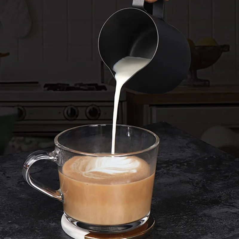 350600 ml anti -aanbak roestvrijstalen espresso koffie pitcher Craft Latte Milk Jug Pitcher Milk Frothing Jug C10302264613