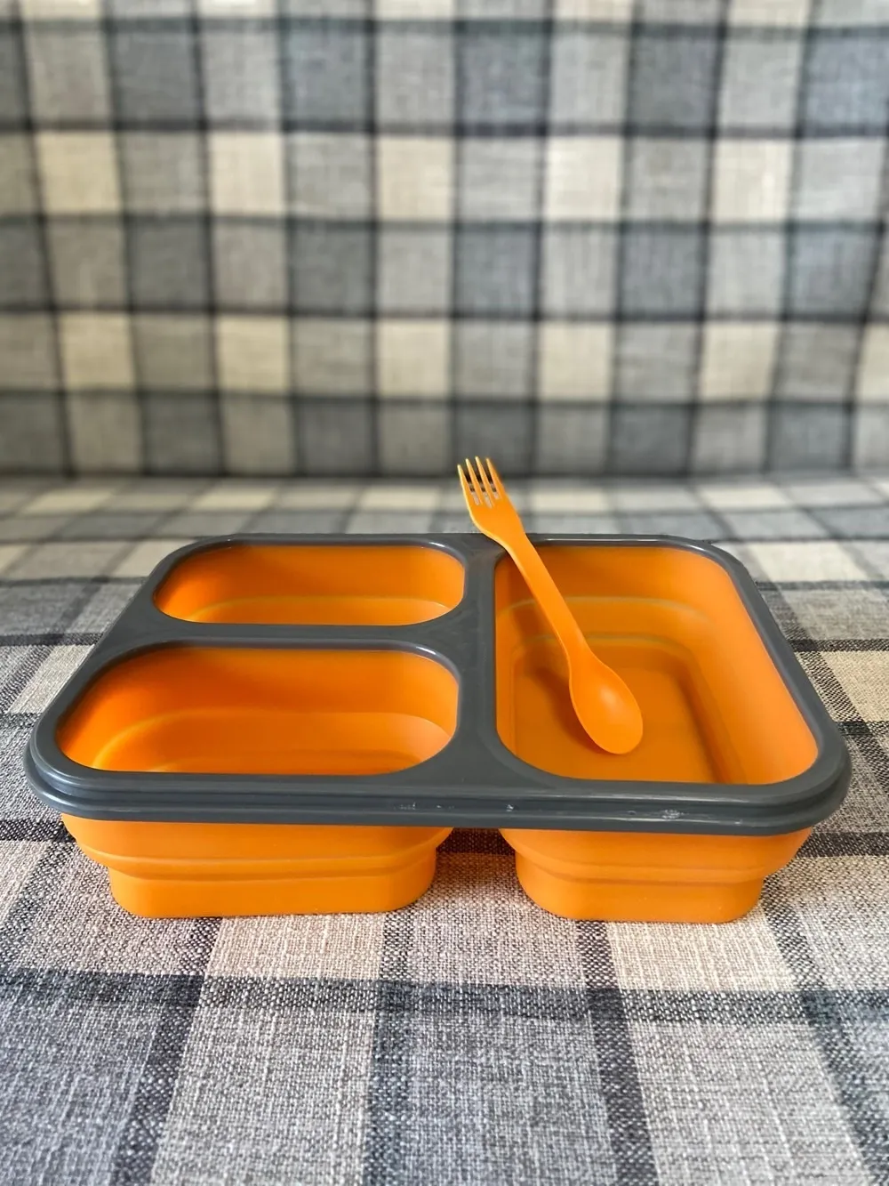 1100ML Silicone Food Container Portable Bento Lunch Box Eco Friendly School Storage Food Grade Collapsible Bento Box Lunchbox T200710