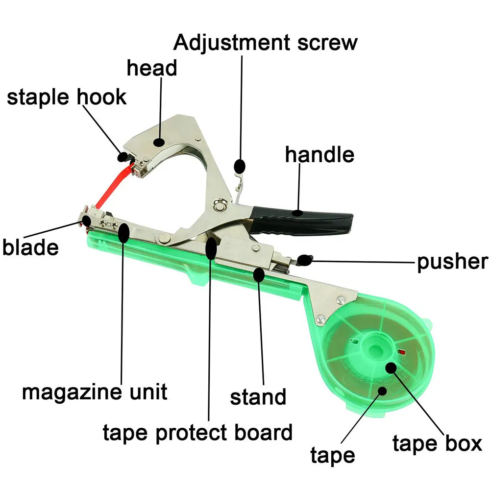 Drtools Tuingereedschap Kousenband Planten Plantentak Handbindmachine Bindmachine Gehakt Groente Tapetool Tapener Tapes Huis Tuin C108506318