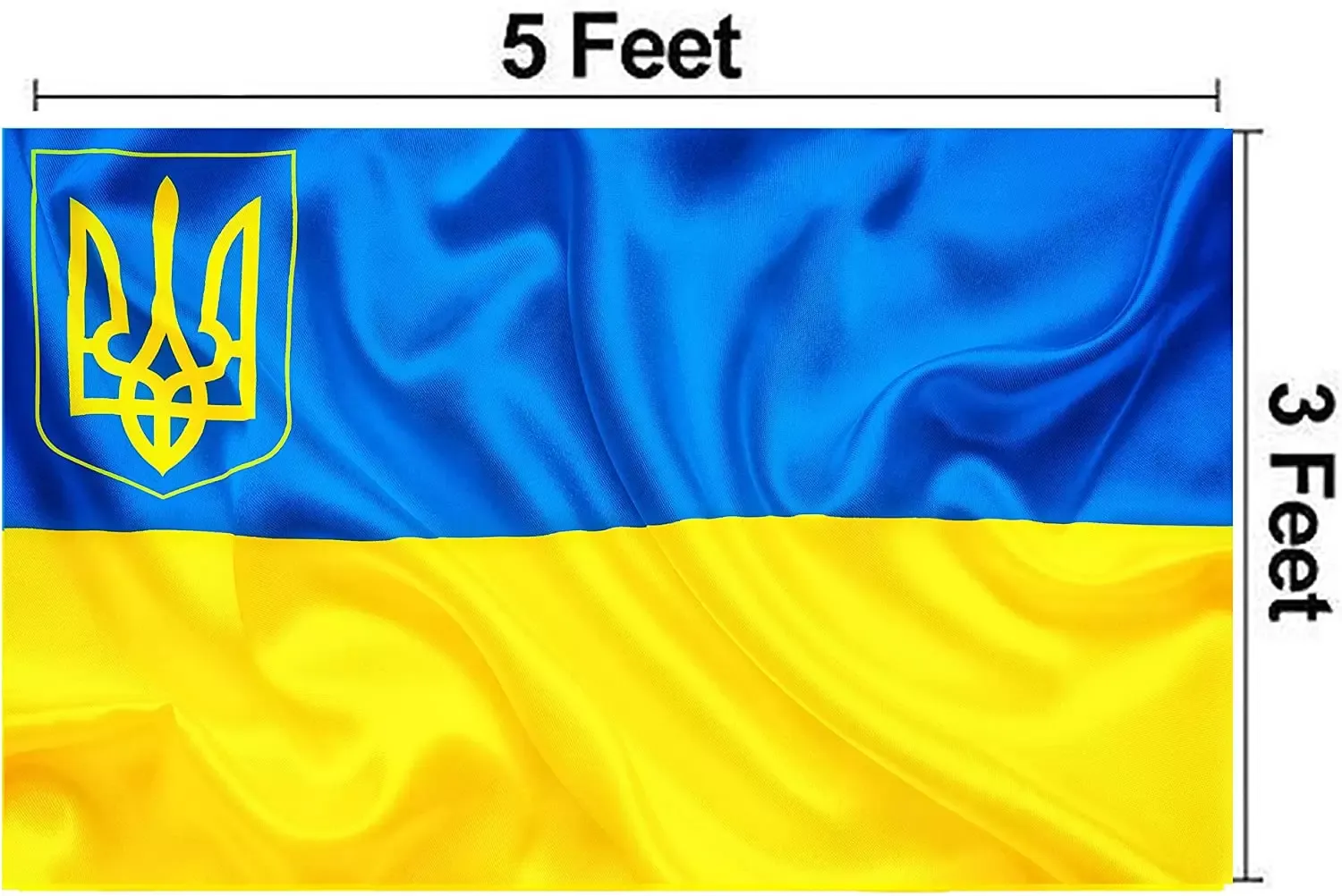 Флаг DHL Украина 3x5 Ft, стенд с Украиной с латунными втулками Украина-национальные флаги для открытых внутренних украшений Pro232