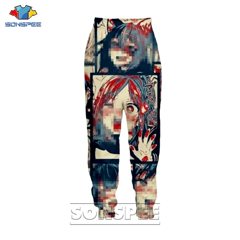 Ahegao Sexy Open Mouth Girl 3D Print graphique pantalon Men Femmes Femmes Populse Papte de survêtement Anime Pantalon Casual Pant Casual Pant 1118623527