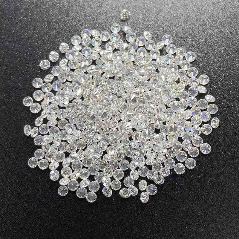 Petite taille 1mm à 3mm VVS1 diamants Moissanite lâches pierres blanches D cultivées en laboratoire par carat