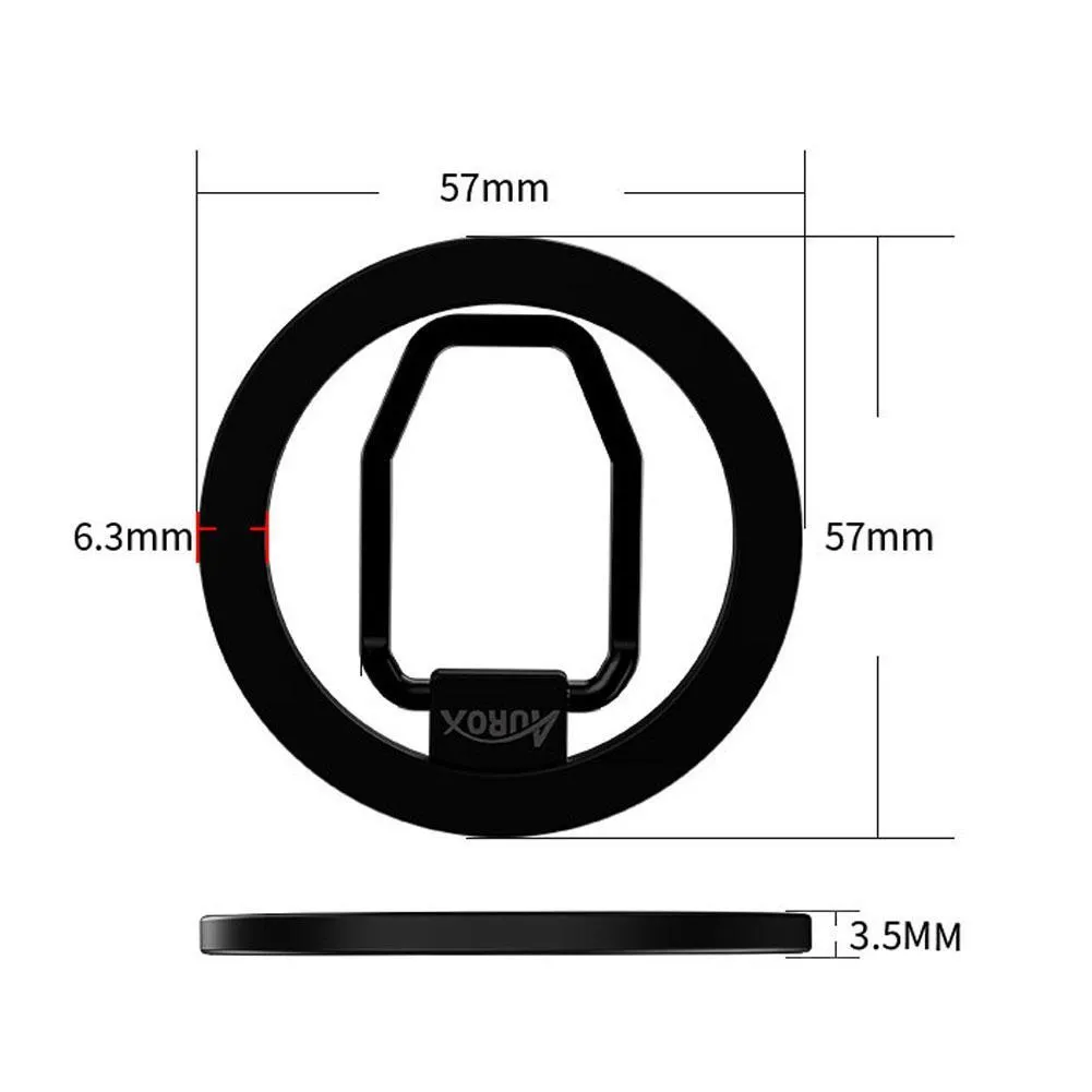 Ultralight Hollow Portable Magnetic iPhone Ring Holder Minimalism Detachable Aluminum Alloy Magnet Stand for iPhone 12 13 pro max2759506