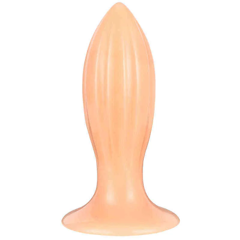 NXY-Dildos, Anal-Spielzeug, scharfer konischer großer Plug, dreiteiliges Set für Männer und Frauen, Hinterhof-Masturbation, weiche Chrysanthemen-Erweiterung, lustige Produkte für Erwachsene, 0225