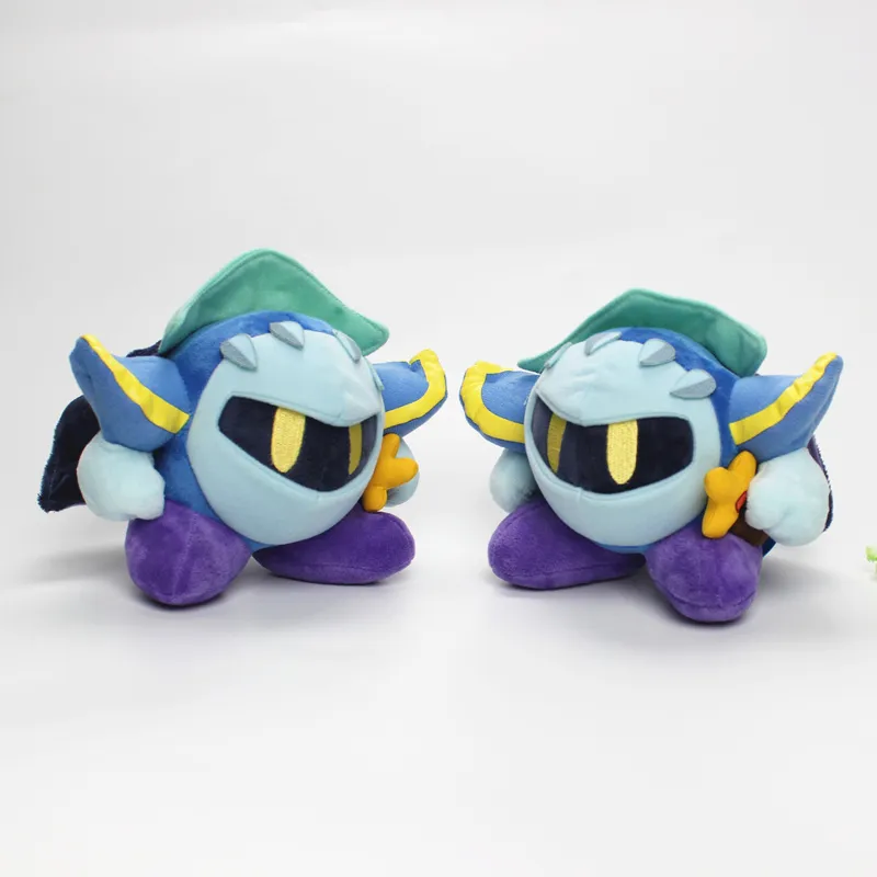 Звезда Kirby Kirby Adventure Meta Knight Plush Doll Kirby плюшевая фаршированная игрушечная игра для животных кукла Kids Toys Gift для мальчиков подарок 20 см LJ201126