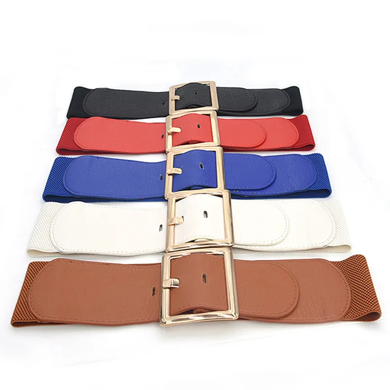 Плюс размер корсетный пояс женские платья ремни для женщин эластичные пояса широкие дизайнерские Cinturon Mujer стрейч винтажные большие Cintos 2203264366