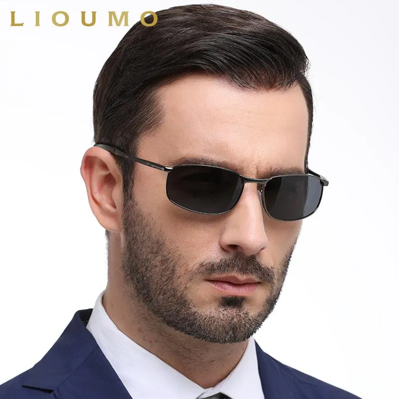 LIOUMO Brand Design Neue Luftfahrt Männliche Sonnenbrille Polarisierte Brille Männer Frauen Sonnenbrillen HD Fahrspiegel Brille 286X