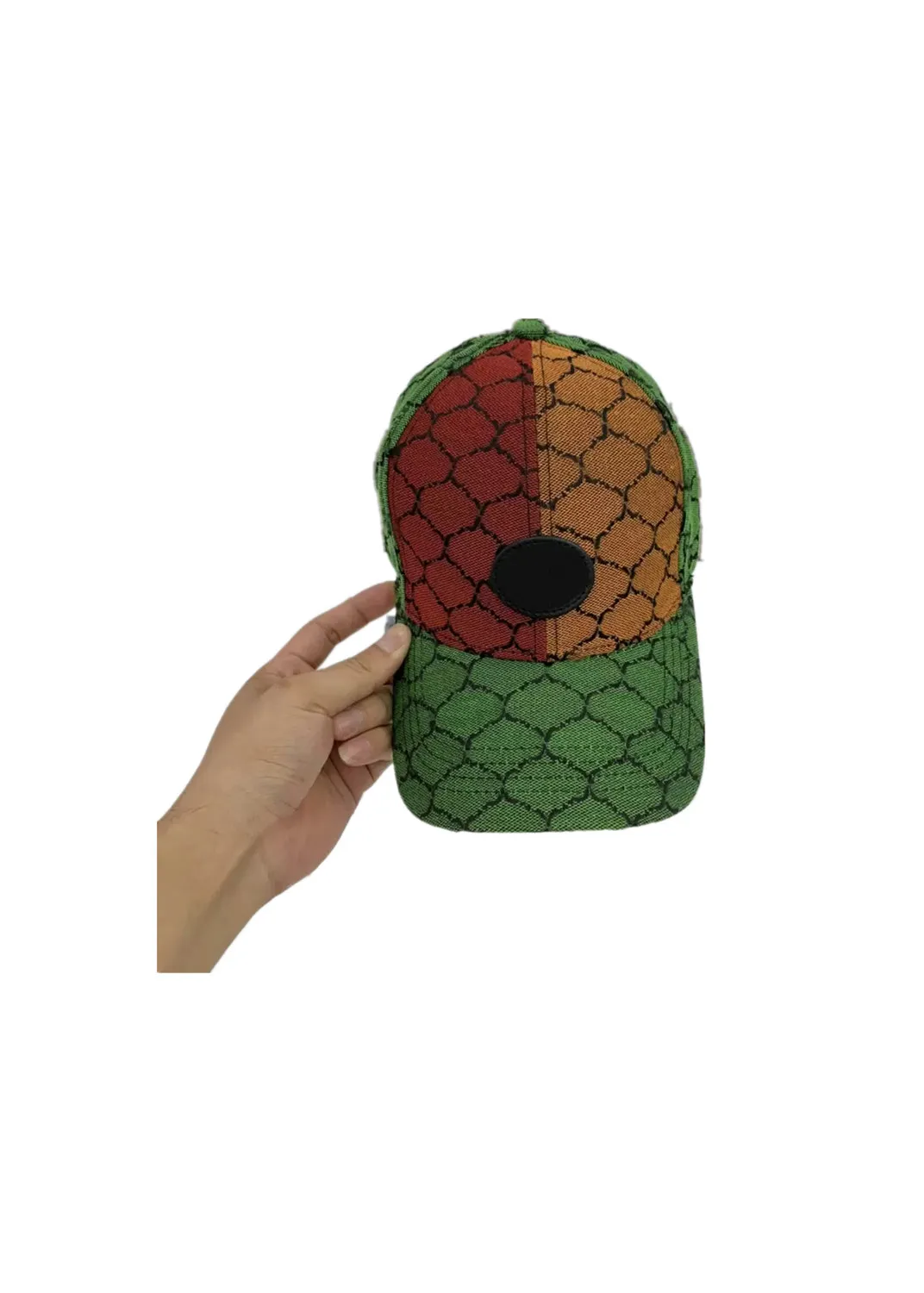 Berretti da baseball con palla regolabile Cappello da secchiello colorato Moda Patchwork Streetwear Cappelli con lettera uomo Donna Cap Design i Alta 209W