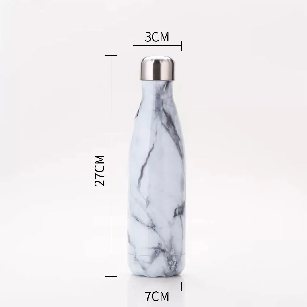 Вакуумная колба из бутылки с водой из нержавеющей стали с двойной стеновой изолированной термос 500 мл Cola Chilly Leakprone Creative Gift Y200107