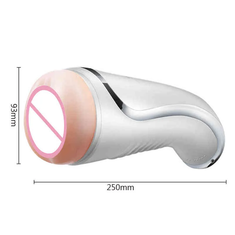 NXY Sex Masturbators Smart Male Masturbator 3d Vagina Real Pussy for Men Penis Trainer Vibrators Glans Sucker Cock Exerciser Erotic Toy Adult 18+ 220127