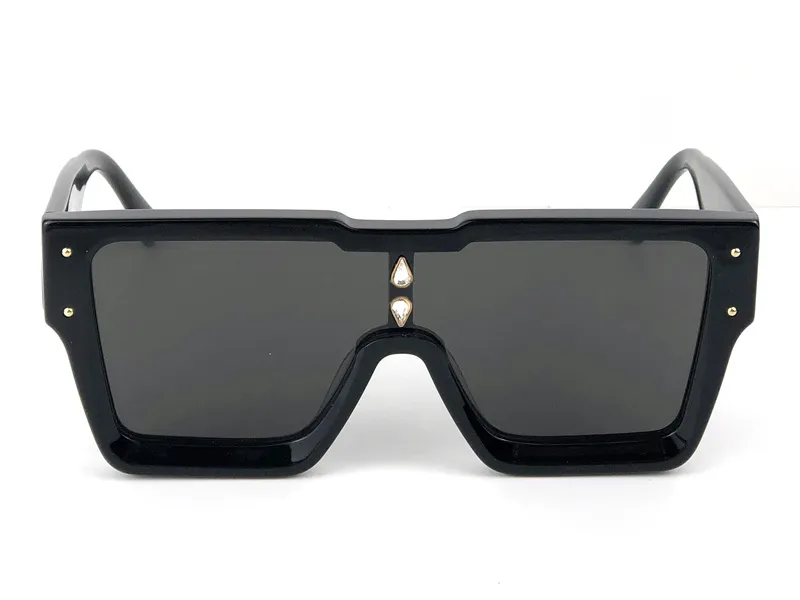 Mode-Sonnenbrille im Laufsteg-Stil Z2188, quadratische, dicke Platte mit Kristallverzierung, Avantgarde-Design, Outdoor, UV400, prot274f