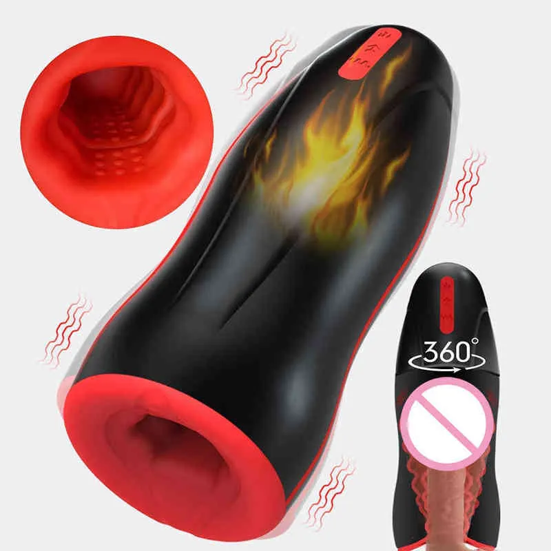 NXY SEX Masturbators Interactive Male Toy för män Pleasure Artificial Vagina Massage Masturbator Automatisk 220127