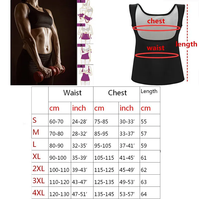 Yeni Kadın Bel Eğitmen Korse Kilo Kaybı Zayıflama Gömlek Gümüş Kaplama Sauna Ter Yelek Egzersiz Vücut Şekillendirici Tank Top Shapewear 201.223