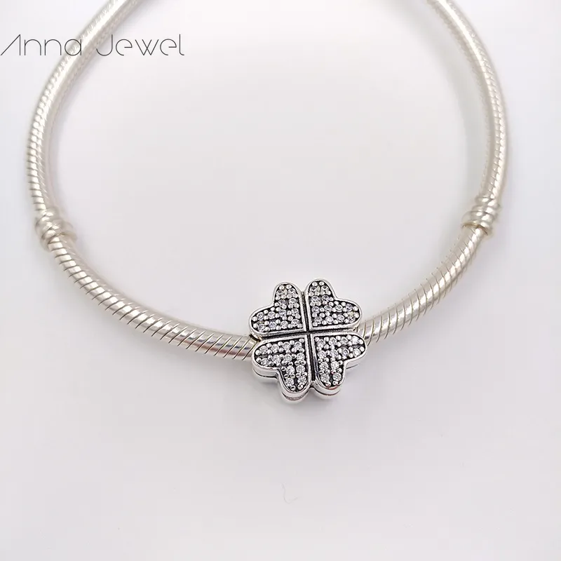 DIY Charm Armband Smycken Pandora Murano Spacer för armband gör Bangle Diamond Flower Clip Pärla för Kvinnor Män Födelsedaggåvor Bröllopsfest
