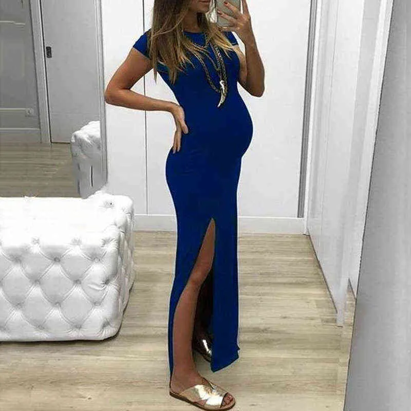 여름 긴 임신 한 어머니 드레스 출산 사진 소품 임신 사진 촬영 의류 G220309에 대 한 여자 임신 옷 드레스
