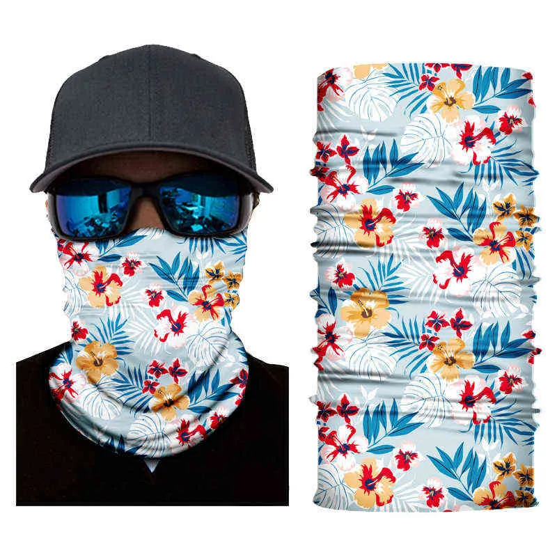 Outdoor Sport Magic Bandana UV Protection Cycling Scarf Polyester Hiking Neck Cover Fishing Windproof Headband Multi Use Mask Y1229