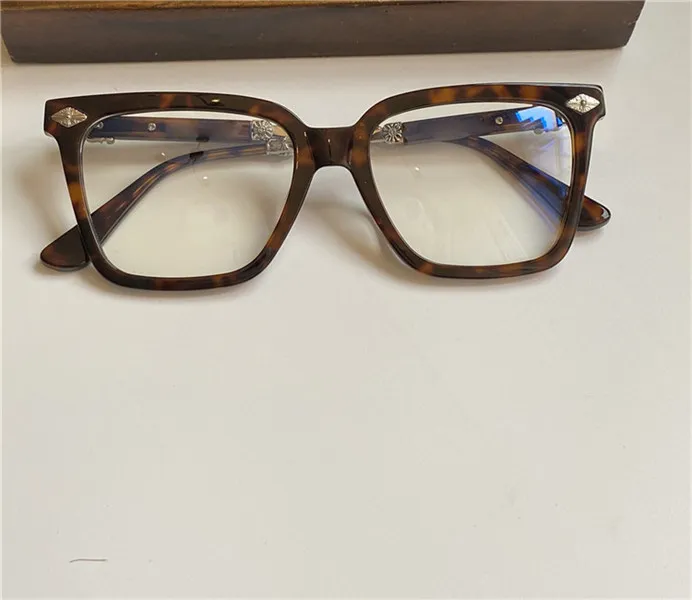 Óculos vintage com design chr, prescrição steampunk, armação quadrada, estilo masculino, lente transparente, proteção transparente, óculos veneta302e