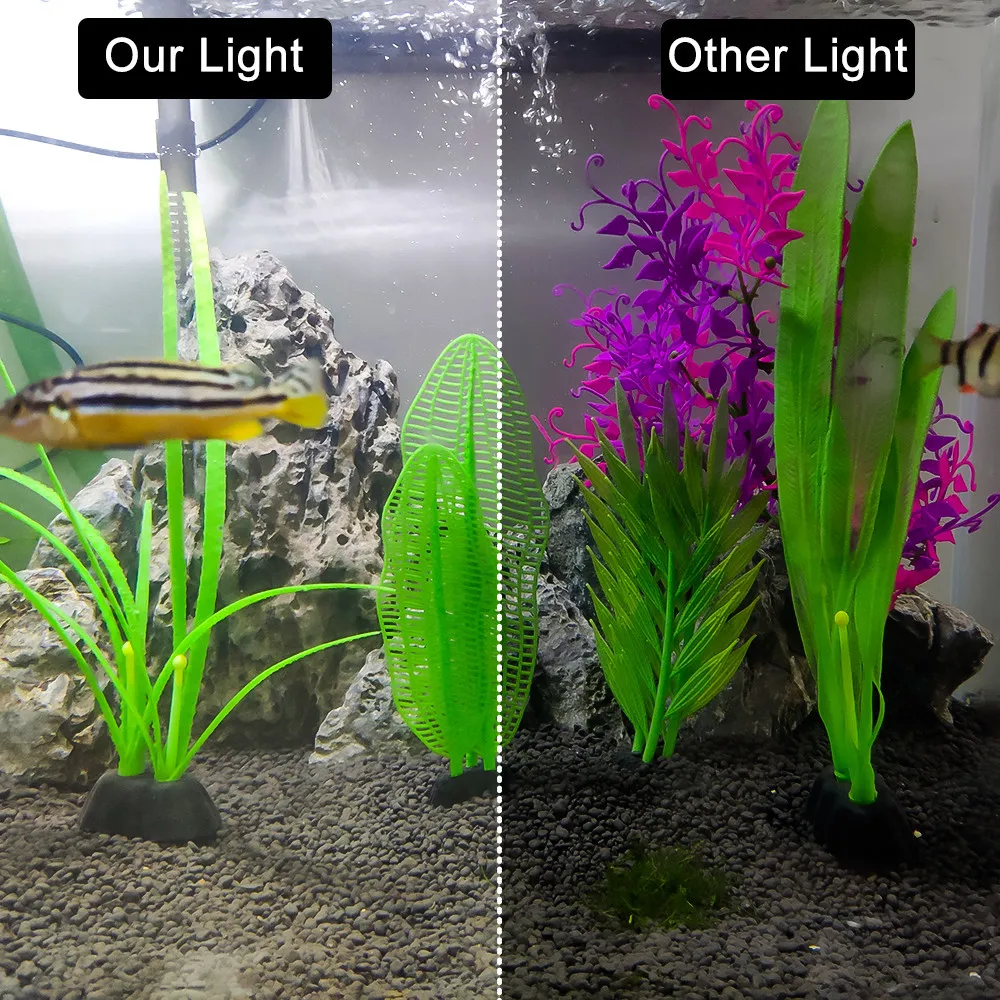 Firya US 110V rium Led Lighting Super Slim X5 Clipon Plant 10W Grow Light Fish Tank Energy Saving Lights Y200917