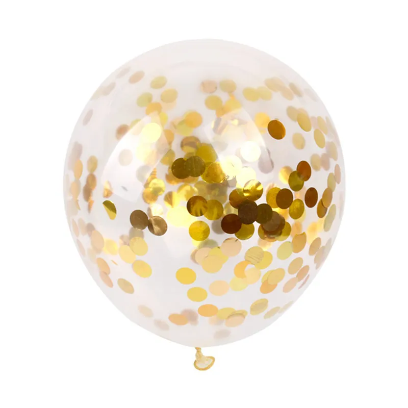 30st Mixed White Chrome Gold Confetti Balloons Birthday Party Decoration Kids Adult Air Ball Graduation Party Globos Balloons T202270
