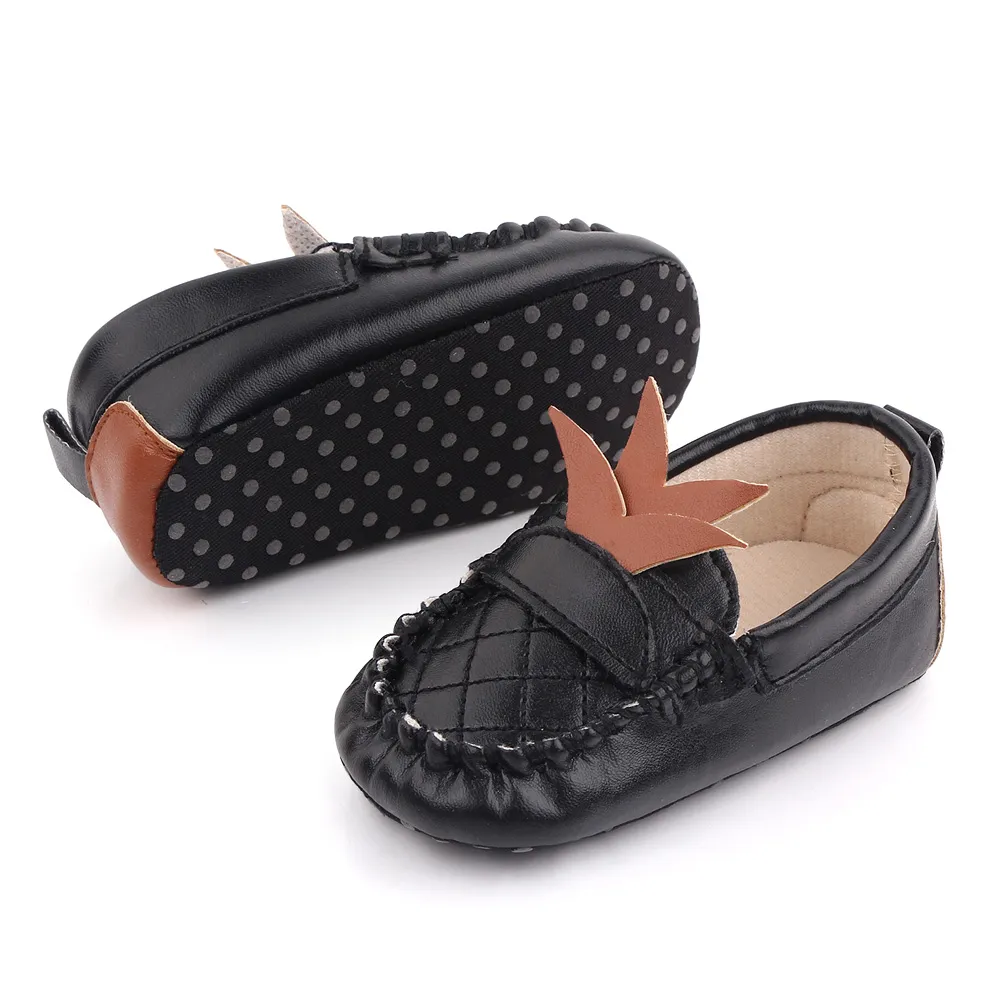 Newborn baby boy shoes moccasins Patch Slip-On plaid casual new born infant toddler baby girl shoes Pineapple