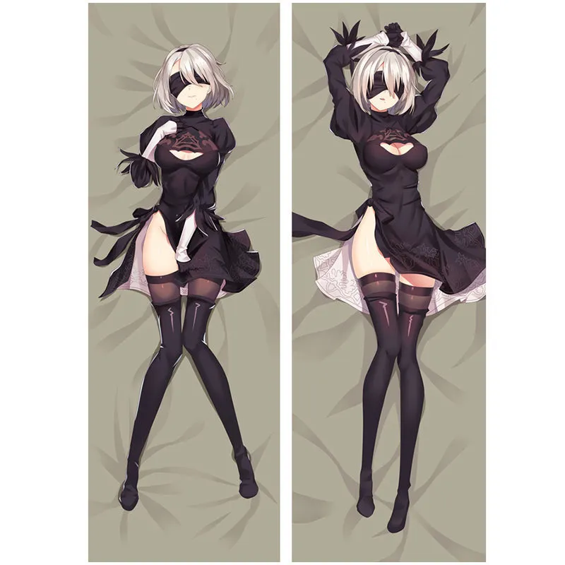 Anime PSP gra Nierautomata yorha nr 2 typ B 2b Dakimakura Pillow Case 18r Girl Bed Decor Dekora