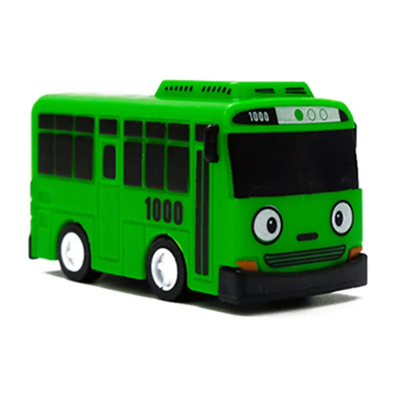 Nuovo 4 pzPiccola Macchina Del Fumetto Coreano TAYO Il Piccolo Autobus Araba Oyuncak Modello di Auto Tirare Indietro Giocattolo Auto Bambini Regalo Di Compleanno LJ200930