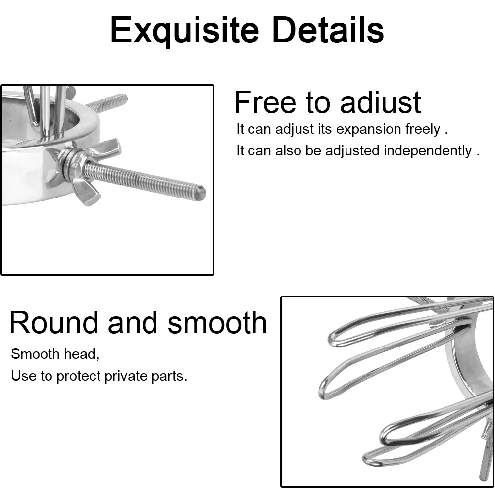 Устройство целомудрия Speculum, металлический экстремальный анальный расширитель, анус, вагинальный расширитель, огромная Анальная пробка, сексуальные игрушки для женщин и мужчин, расширитель задницы