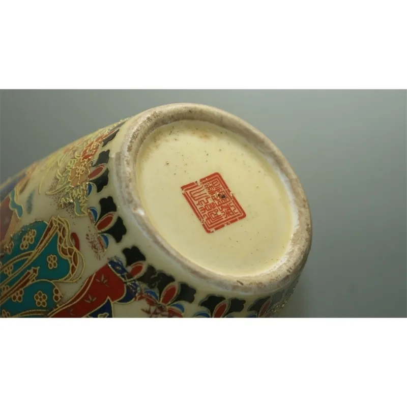 Vases en porcelaine fine de chine ancienne peinte, Vases en porcelaine ancienne glaçure, Vases peints en porcelaine de collection LJ201209268q