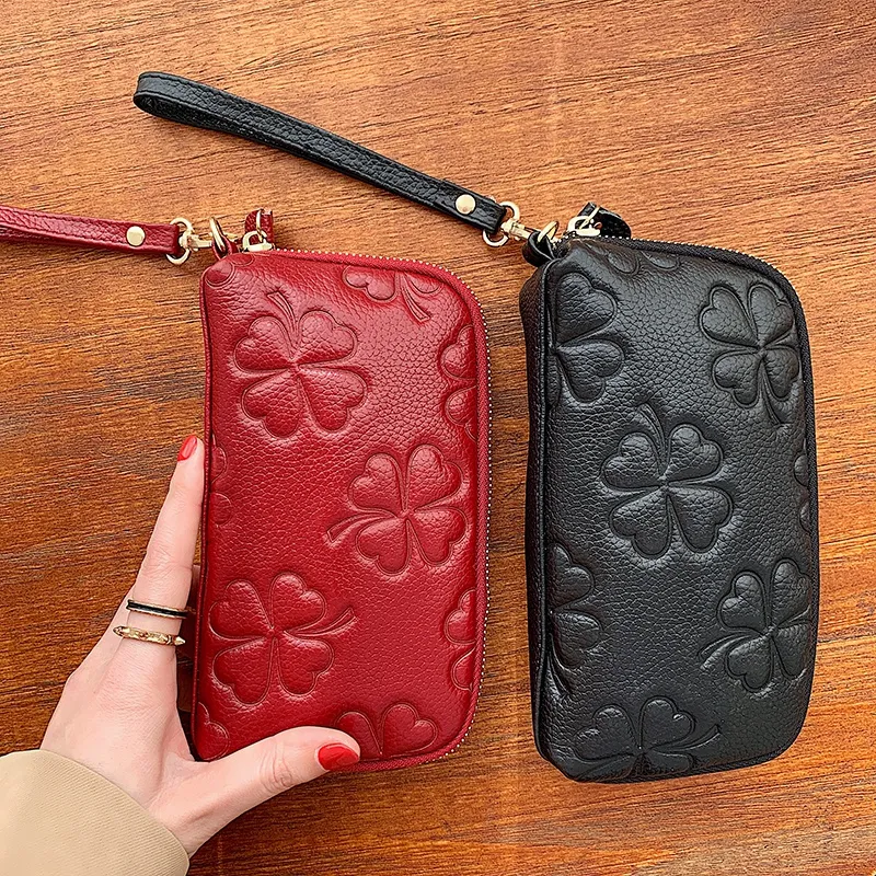 Roze Sugao Dames Wallet Card Holder Designer Wallet 2020 NIEUWE FASHIEREN PUNE PU LEDER BOOM Gedrukt 5 kleuren BHP2562