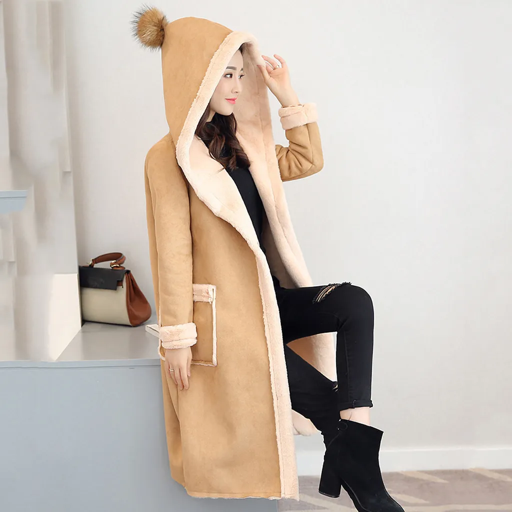 Élégant hiver laine manteau femmes mode mélange tunique à manches longues veste en laine femme tempérament hiver manteau décontracté grande taille 210204