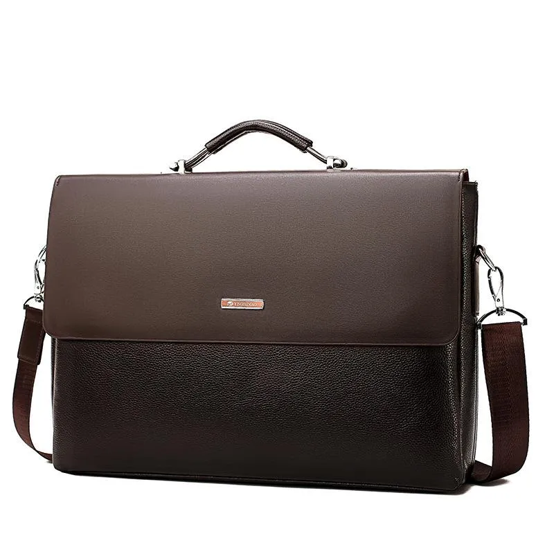 Borsa da uomo in pelle laptop Borsa da viaggio casual laptop borse di lusso borse da uomo designer borsa in morbida pelle bag1224p