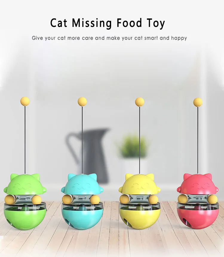 Nuovo arrivo Durevole Pet Cat Toys Mimi Favorite fur Mouse Tumbler Kitten Cat Toys Plastic Play Balls for Catch Cats Supplies 201217