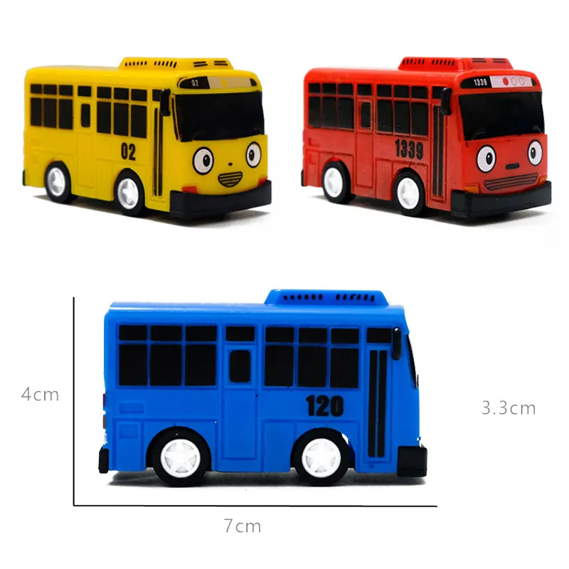 جديد set سيارة صغيرة كورية كرتونية Tayo the Little Bus Araba Oyuncak Car Model Group Toy Car Kids Gift LJ2009309597478