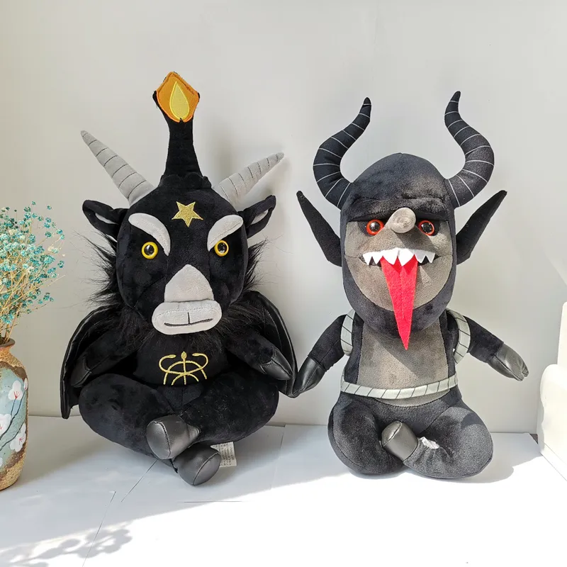 偉大なCthulhu Plush Toy Dark Lord Krampus Behemoth Hydra Twitchy Killstar Devil Doll PlushBehemoth Toys Black Trendy Dolls LJ201126