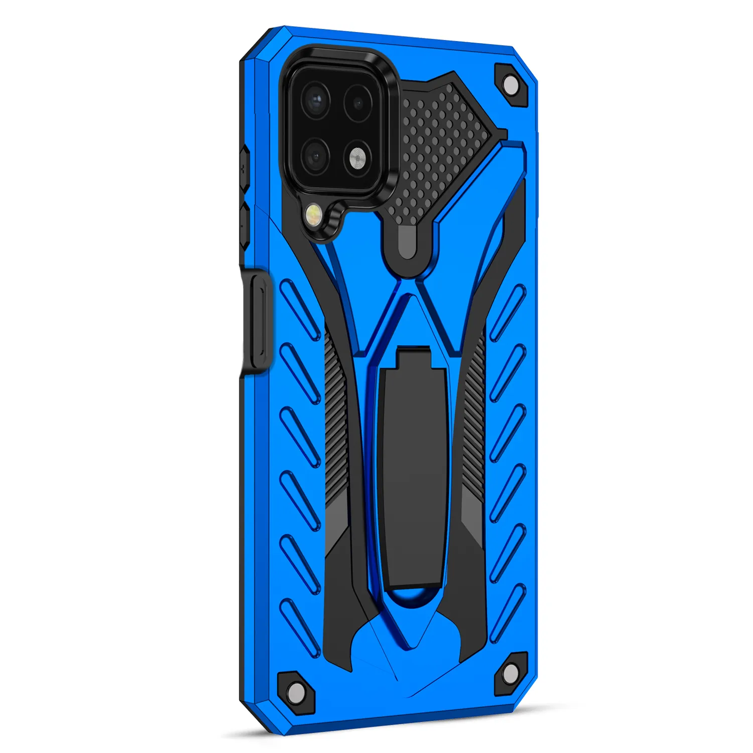 Hybrid Rugged Armor Shockproof Cases voor Samsung Galaxy A12 A22 A32 A42 A52 A72 4G 5G Zachte TPU Harde PC Kickstand Beschermhoes