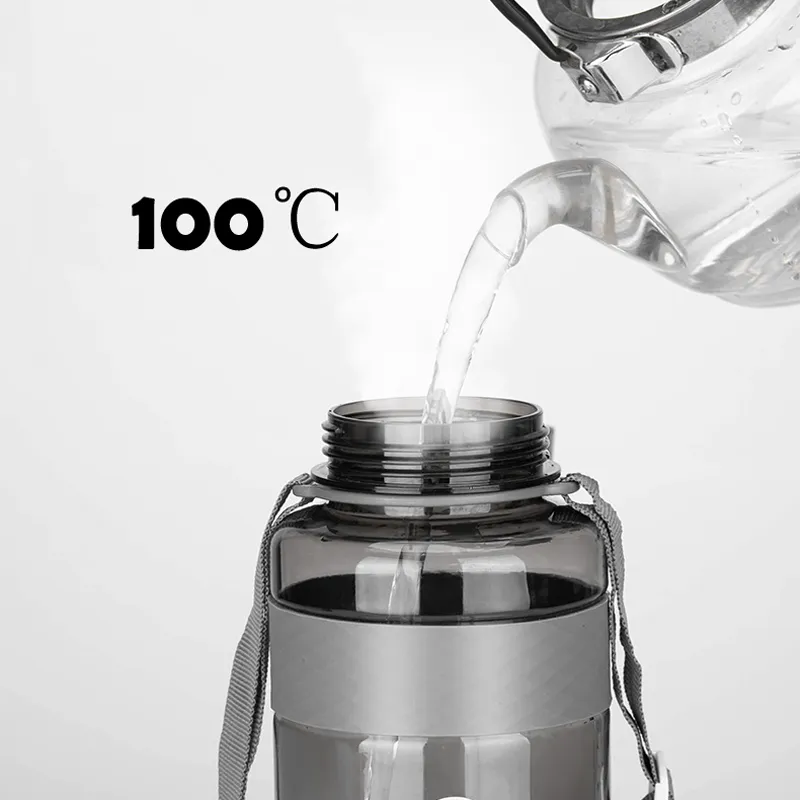 Marke 1000 ml BPA-freie Sport-Trinkwasserflasche mit Strohhalm 1 l 2 l 3 l Kunststoff-Wassertrinkflasche für Wasserraumflaschen 201221