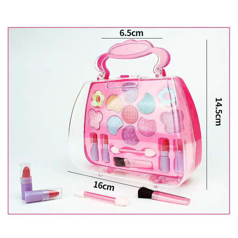 Principessa Giocattoli Ragazza Trucco Strumenti Set Valigia Cosmetici Giochi di imitazione Kit Regalo bambini LJ201009