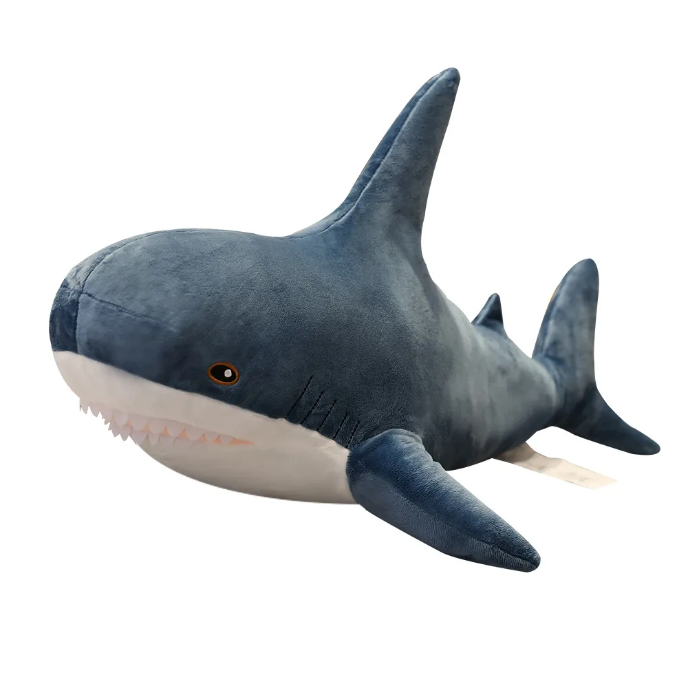 80100cm grote size grappige zachte hap Shark pluche speelgoed kussen sweepase kussen cadeau voor kinderen 10113900456