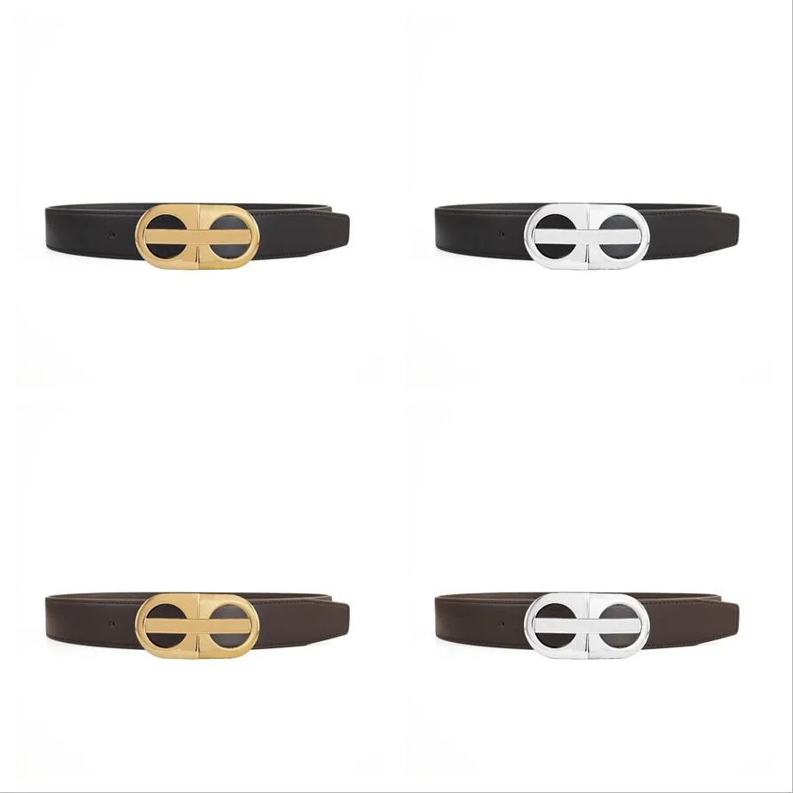 Cinture uomo moda lusso Cintura Desinger classica nera marrone multicolore superiore fibbia liscia uomo e donna con scatola 3 8 cm336H